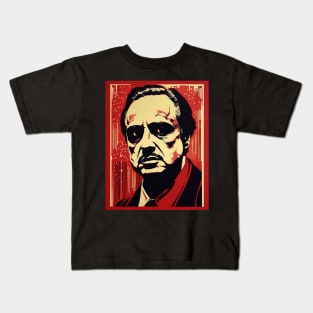 Don Corleone Linocut Kids T-Shirt